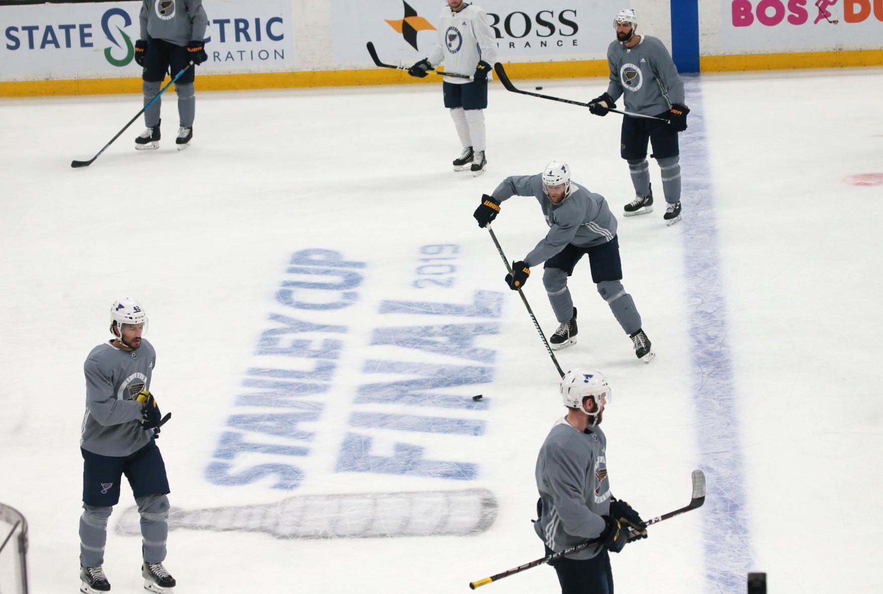 Blues practice at the TD Garden